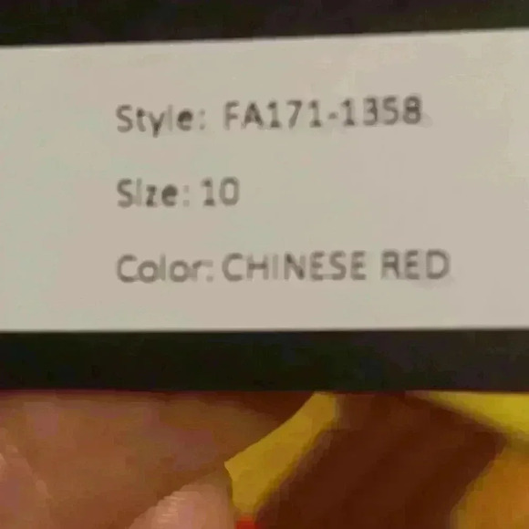 NWT Chelsea and Walker Slimane 100% Silk Ruffle Blouse Chinese Red Size 10 - Picture 10 of 14